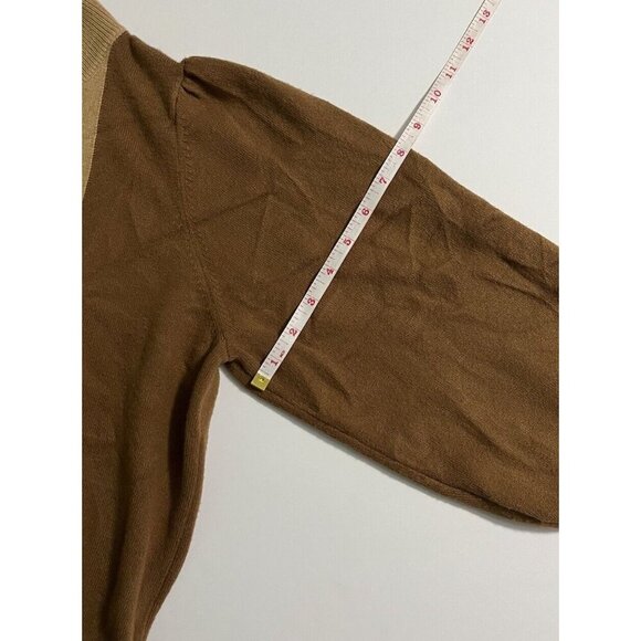 French Connection Sweater Women’s M Long Sleeve Mock Turtleneck Camel‎ 2 … - Picture 8 of 10